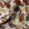 Printed Cotton DINOU Ecru / Tawny Multicolored